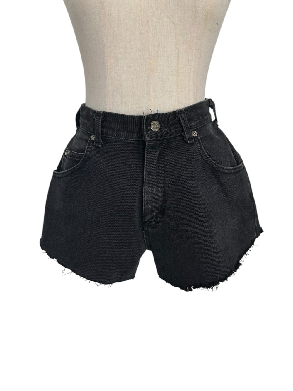 90s vintage Lee high waisted black shorts
